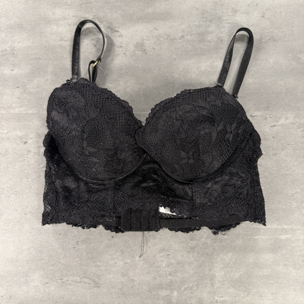 Super Sexy Push Up Bra 34B Lace Front Full Lace Bar Going Out Party Rave